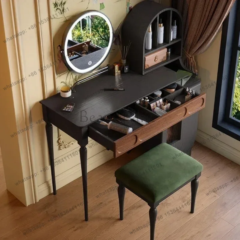 Organizador LJY, tocador negro - Beauty Makeup Vanity Set reseña y precio